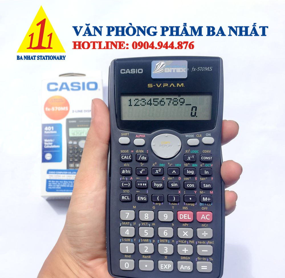 Cách thay pin máy tính bỏ túi Casio đơn giản