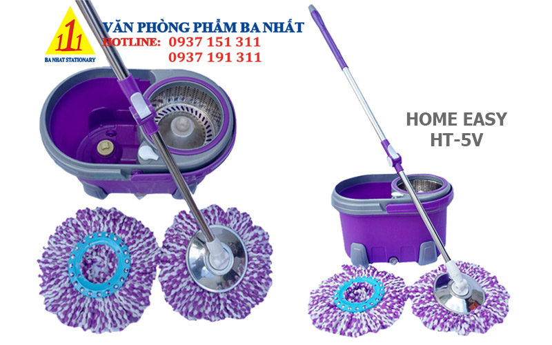 Bộ lau nhà, bộ lau nhà thông minh, homeeasy HT-5V, bộ lau nhà thông minh homeeasy HT-5V, bộ lau nhà, thùng lau nhà, dụng cụ lau nhà, cây lau nhà xoay 360
