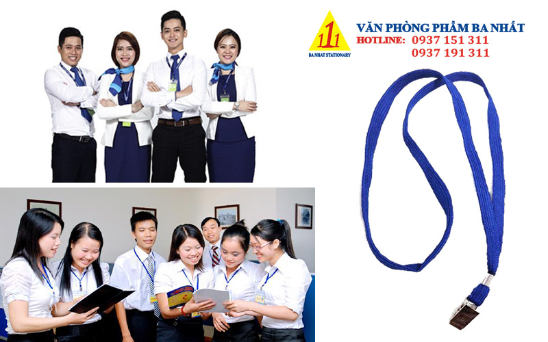 dây đeo thẻ, dây đeo bảng tên, in dây đeo bảng tên