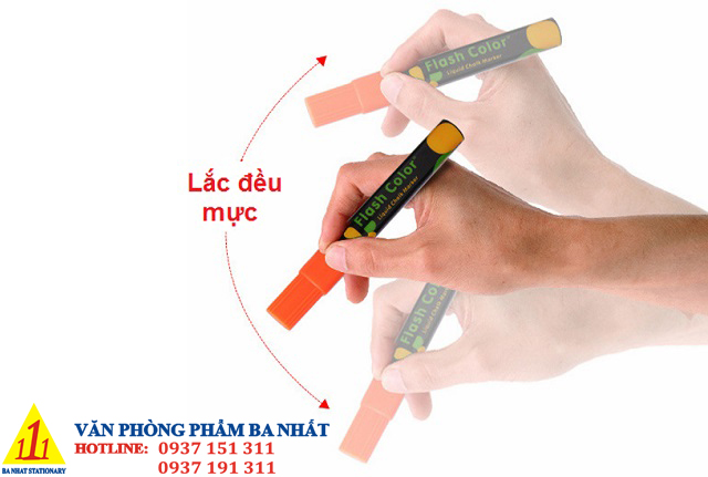 cách khắc phục bút dạ quang không đều mực
