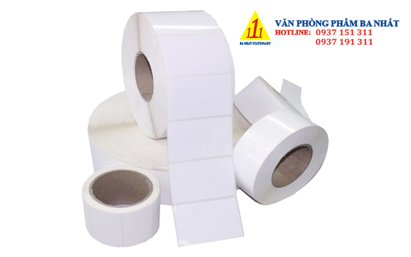 giấy dán in nhiệt, decan cảm nhiệt