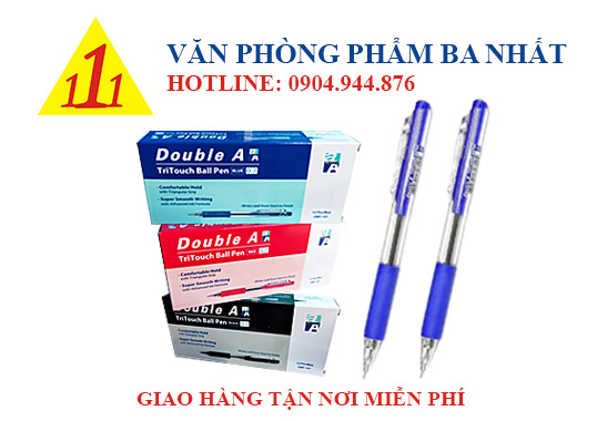 bút bi double a, bút bi 0.7 mm, bút double a TRITOUCH