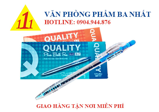 Bút Quality Plus ball pen 0.7mm, bút bi quality, bút bi 0.7 mm
