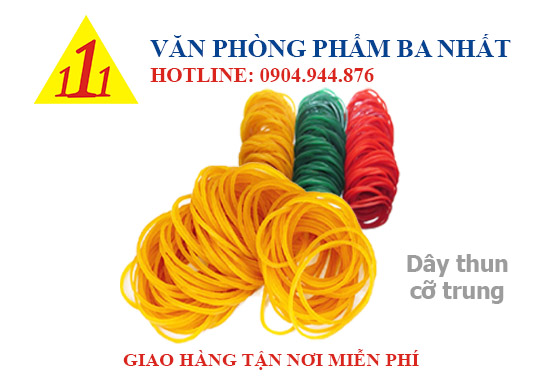 dây thun trung, thun buộc tiền vừa, dây thun vừa