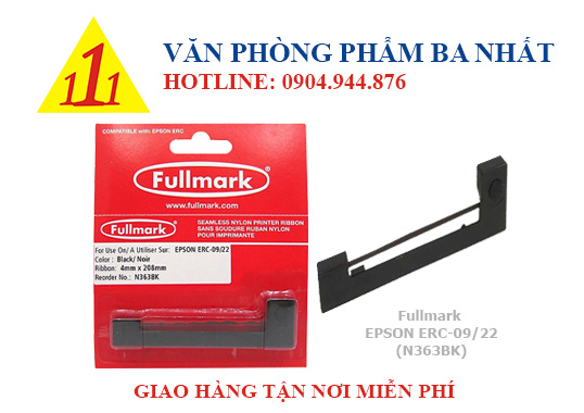 ruy băng Fulmark ERC 09, ribbon Fulmark ERC 09, ribbon máy in kim
