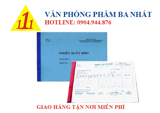 phiếu xuất kho, phiếu xuất kho 1 liên mỏng