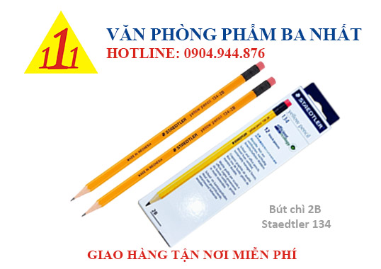 bút chì gỗ, bút chì 2B, bút chì 2B staedtler 134