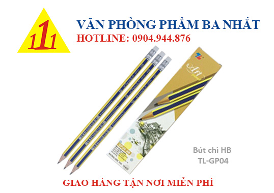 bút chì gỗ, bút chì HB, bút chì thiên long GP04