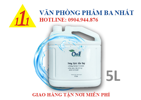 nước rửa tay khô On1 5 lít, dung dịch rửa tay khô on1 5l