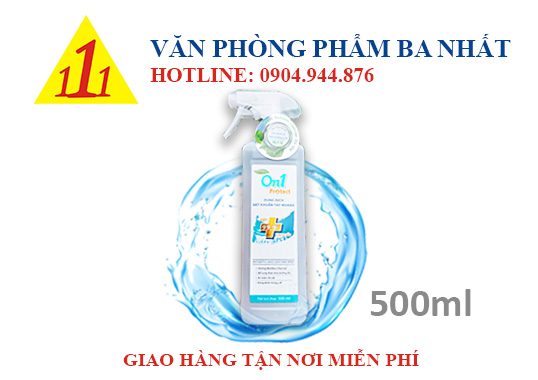 dung dịch rửa tay khô On1 500ml, nước xịt rửa tay khô On1 500ml