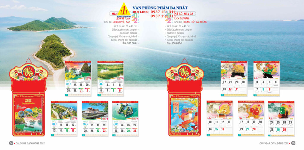 lịch bloc, lịch lốc, in lịch bloc, thiết kế lịch bloc 2022, in lịch bloc 2022 giá rẻ