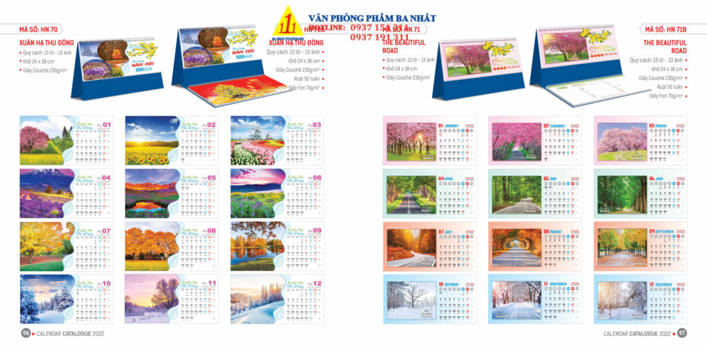 lịch bàn, lịch để bàn, in lịch để bàn, in lịch để bàn giá rẻ, in lịch để bàn 2022