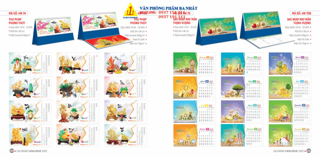 lịch bàn, lịch để bàn, in lịch để bàn, in lịch để bàn giá rẻ, in lịch để bàn 2022