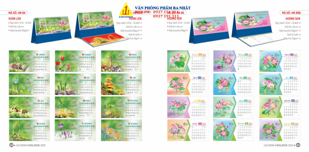 lịch bàn, lịch để bàn, in lịch để bàn, in lịch để bàn giá rẻ, in lịch để bàn 2022