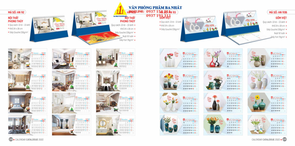 lịch bàn, lịch để bàn, in lịch để bàn, in lịch để bàn giá rẻ, in lịch để bàn 2022