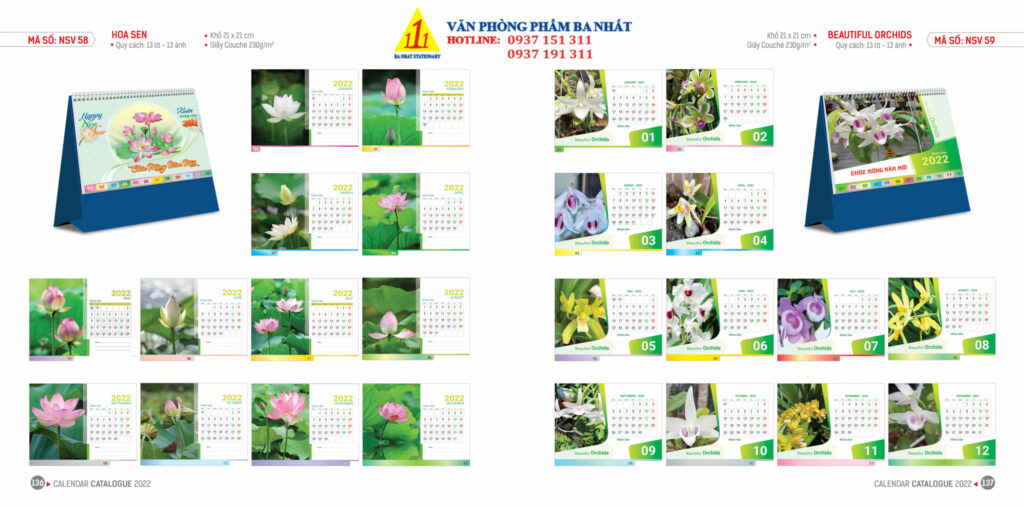 lịch bàn, lịch để bàn, in lịch để bàn, in lịch để bàn giá rẻ, in lịch để bàn 2022