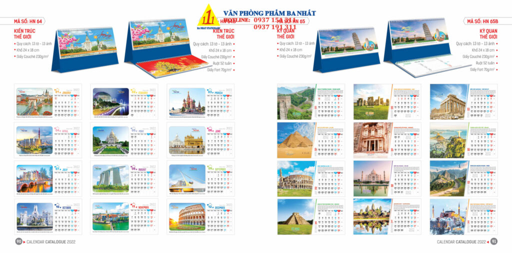 lịch bàn, lịch để bàn, in lịch để bàn, in lịch để bàn giá rẻ, in lịch để bàn 2022