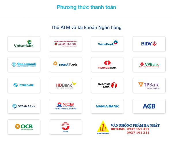 cách thức thanh toán vpp ba nhất
