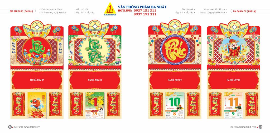 lịch bloc lò xo giữa, lịch bloc lò xo, in lịch bloc lò xo giữa 2023