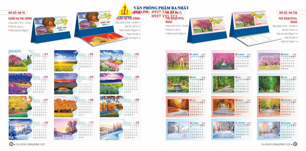 lịch bàn, lịch để bàn, in lịch để bàn, in lịch để bàn giá rẻ