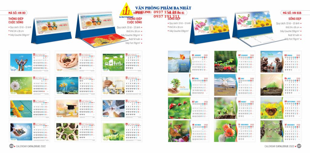 lịch bàn, lịch để bàn, in lịch để bàn, in lịch để bàn giá rẻ