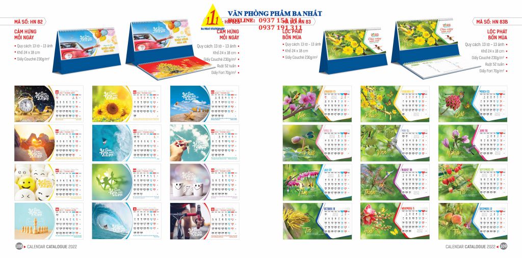 lịch bàn, lịch để bàn, in lịch để bàn, in lịch để bàn giá rẻ