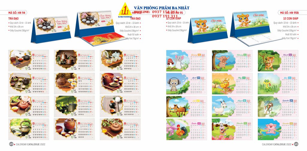 lịch bàn, lịch để bàn, in lịch để bàn, in lịch để bàn giá rẻ