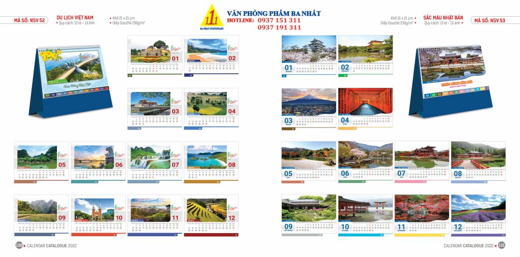 lịch bàn, lịch để bàn, in lịch để bàn, in lịch để bàn giá rẻ