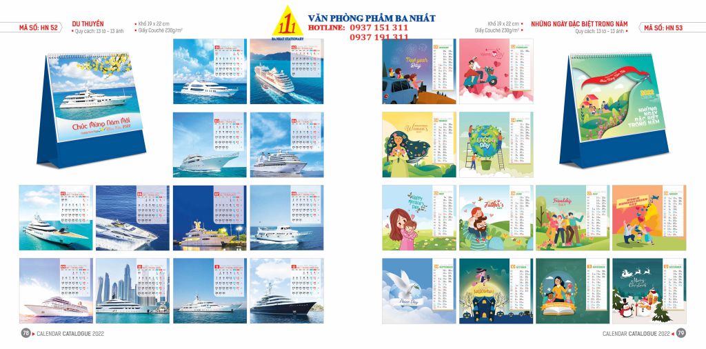 lịch bàn, lịch để bàn, in lịch để bàn, in lịch để bàn giá rẻ