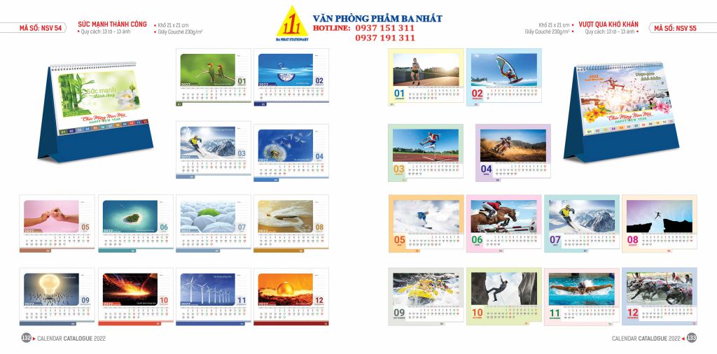 lịch bàn, lịch để bàn, in lịch để bàn, in lịch để bàn giá rẻ