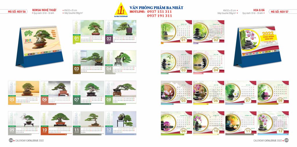 lịch bàn, lịch để bàn, in lịch để bàn, in lịch để bàn giá rẻ