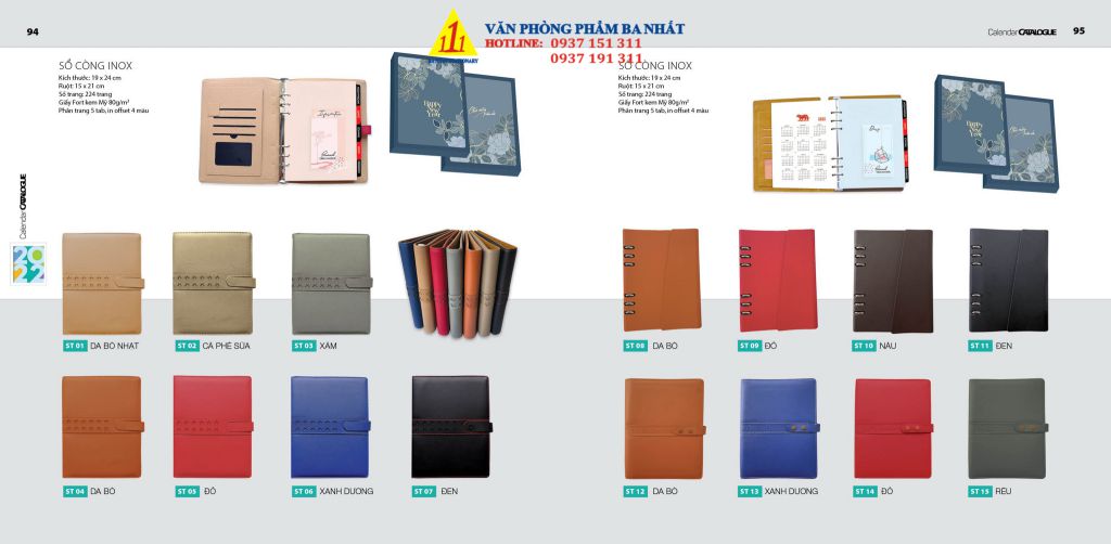 sổ tay bìa da, lịch sổ tay, in sổ tay bìa da, sổ tay in lịch