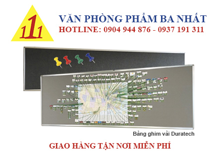 bảng ghim vải Duratech, bảng ghim vải treo tường