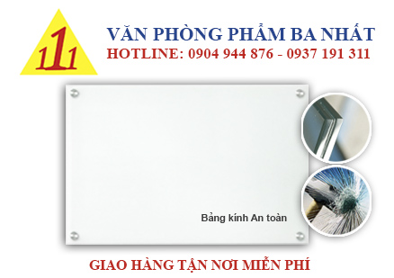 bảng kính treo tường, bảng kính an toàn treo tường giá rẻ