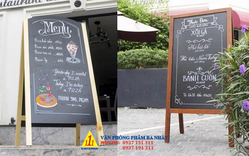 bảng menu di động