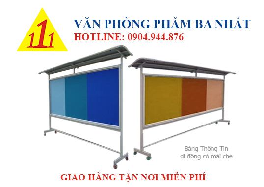 bảng thông tin di động có mái che
